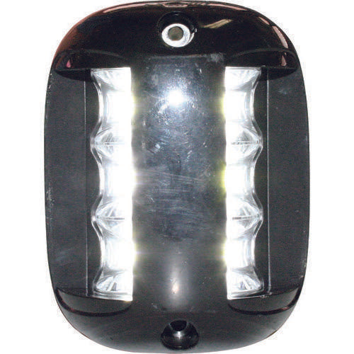 Masthead Navigation Light - LED - Vertical Mount - Black - 12-24V DC