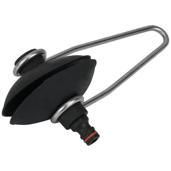Large Oval Ear Muff Outboard Flusher S/S Arm