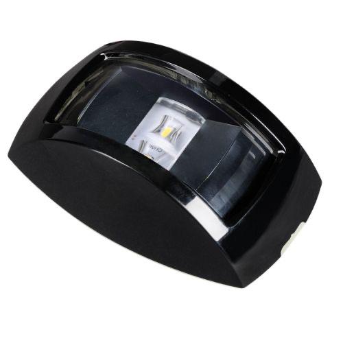 9-33 Volt 2 Nautical Mile L.E.D Stern Lamp - Black Cover (Blister Pack of 1)