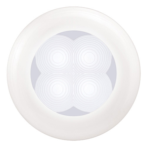 Led Round 3X Brightness White 24V White Rim