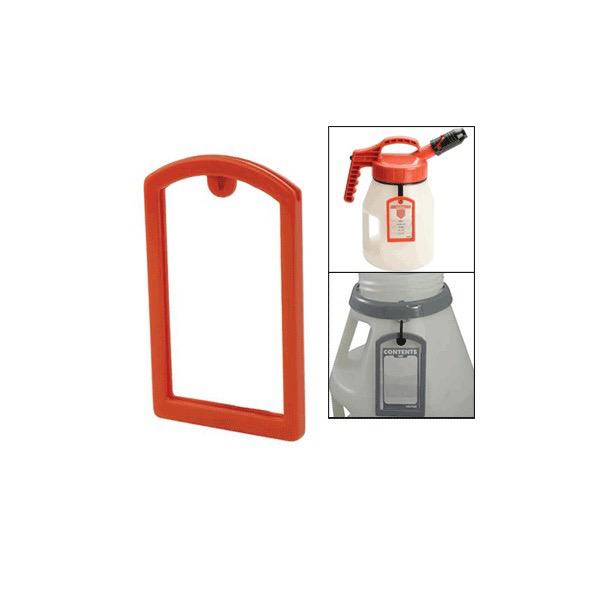 Oil Safe Label Pocket & Frame / Lockable Drum Ring