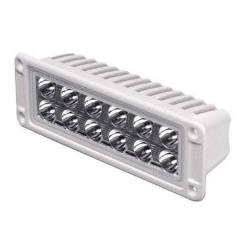 Maxillume H60 Flood Light White Finish - Color Output: White 10-30V - 6000+ Lumens