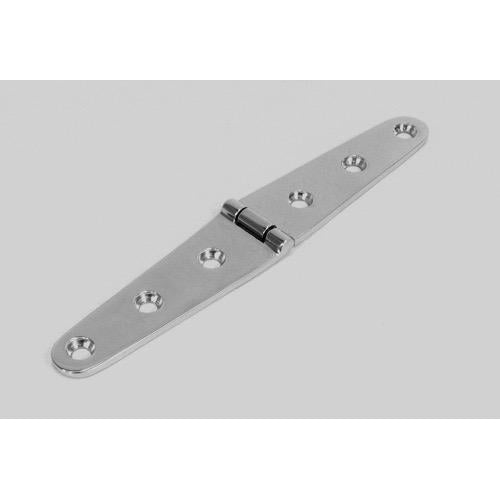 Hinges S/S - Length Flat: 154mm - Width: 26mm - Split: 77/77mm