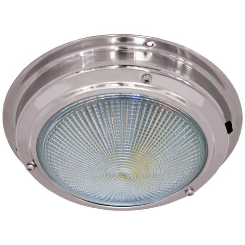 LED Dome Light Stainless Steel Red/White