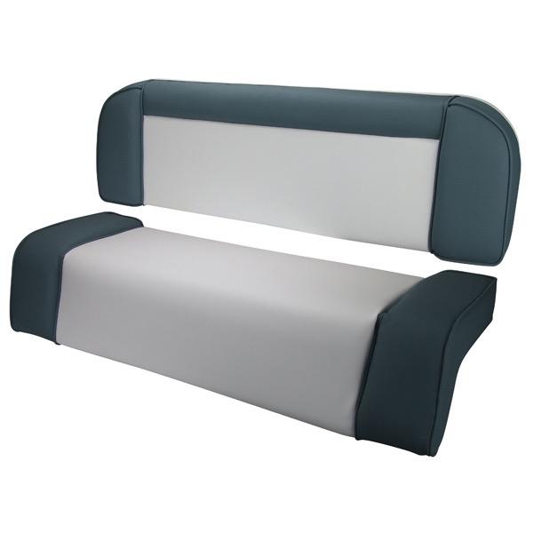 White/Dark Grey Crosshatch Cushion Set (Only)