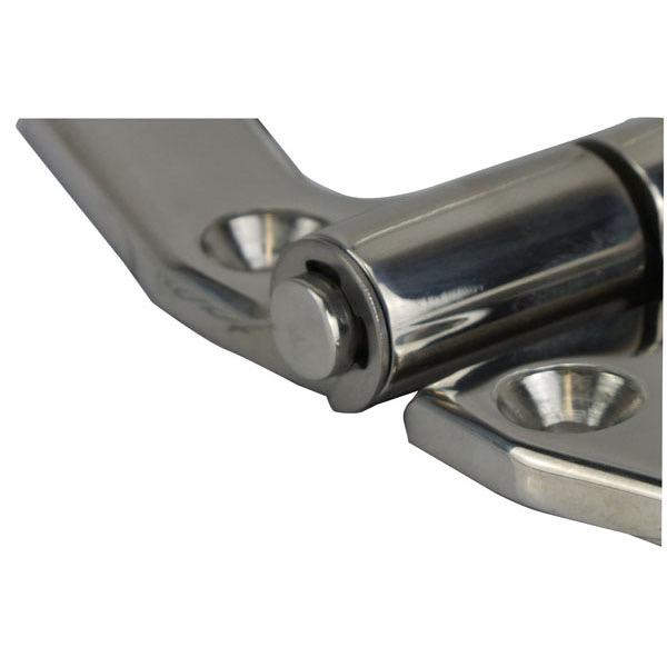 Heavy Duty Butt Separating Stainless Steel Hinge - 132mm(L) x 115mm(W) - 8 Holes