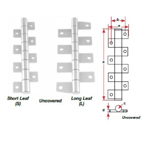 Seam Friction Hinge - Uncovered