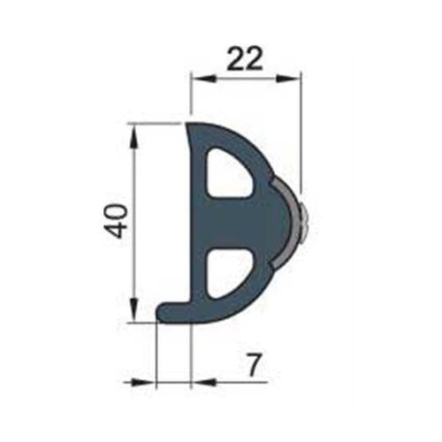 Base Profile for Rubbing Strake - POLY4S (inlay ordered seperately)