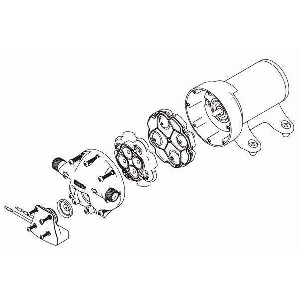 Drive & Diaphragm Assembly suits 3901-2901 Series