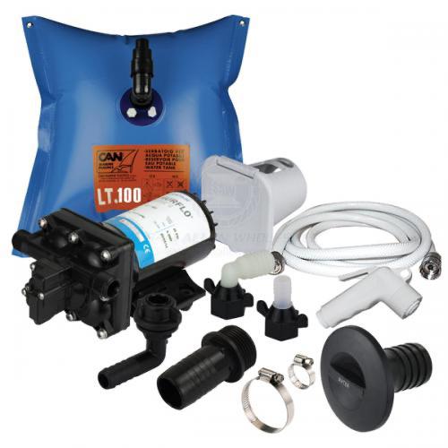 100 Litre Flexible Tank Freshwater Kit - 12V