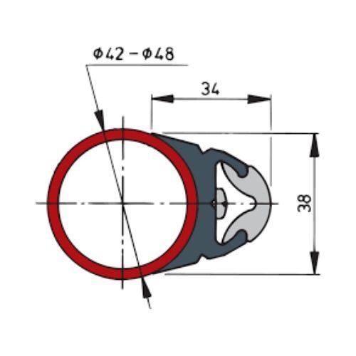 Rubbing Strake for Steel Boats - ROND