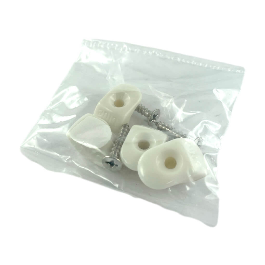 Blue Performance - White hooks/screws (4 pcs.)