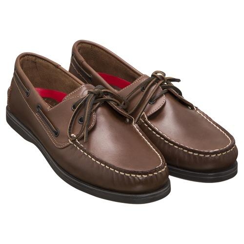Flinders Leather Deck Shoe Brown