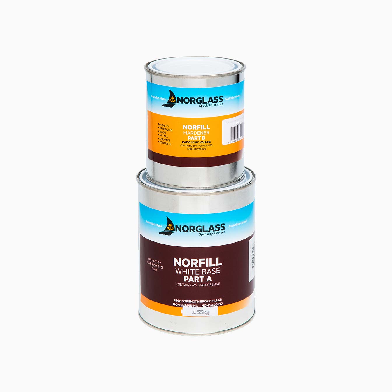 Norfill White Epoxy Filler