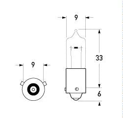 Hella - Bayonet Bulb 24V 21W BAY9s