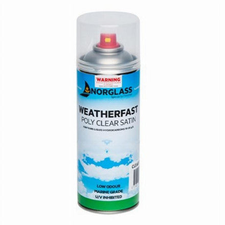 Weatherfast Poly Clear Satin - Spray 300g