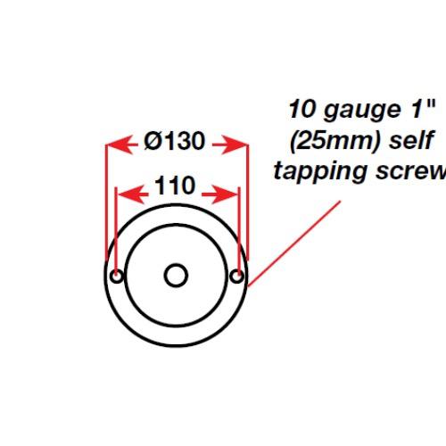 Bezel Kit - Quick Connect - 20 - Black