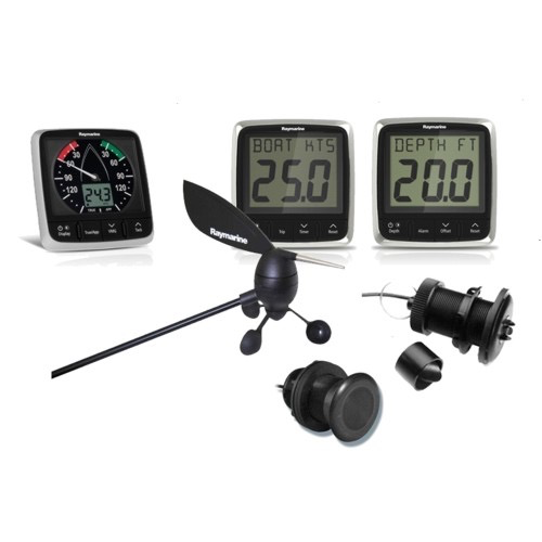 i50 & i60 Wind, Speed, Depth - 3 x Instrument & Transducer Pack