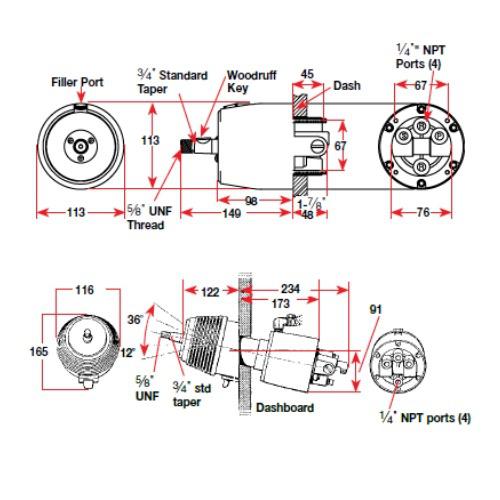 Front Helm Pump