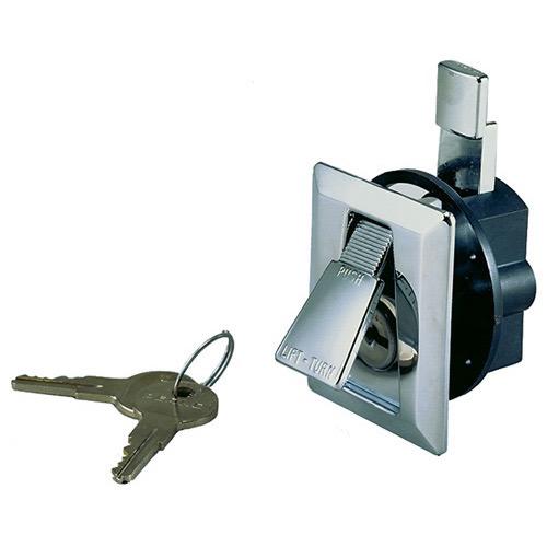 Flush Latch Set 12-19mm Door Thickness