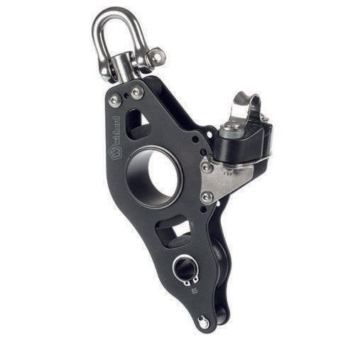 Roller Fiddle Block Sheave 65 - Swivel Head w/ Becket & Cam