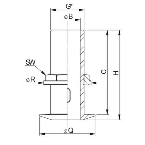 Brass Connector Angled