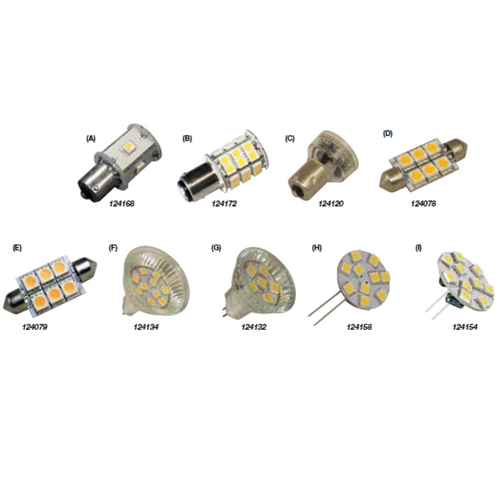 LED Replacement Bulb - Interior/Trailer - Base: SV8.5