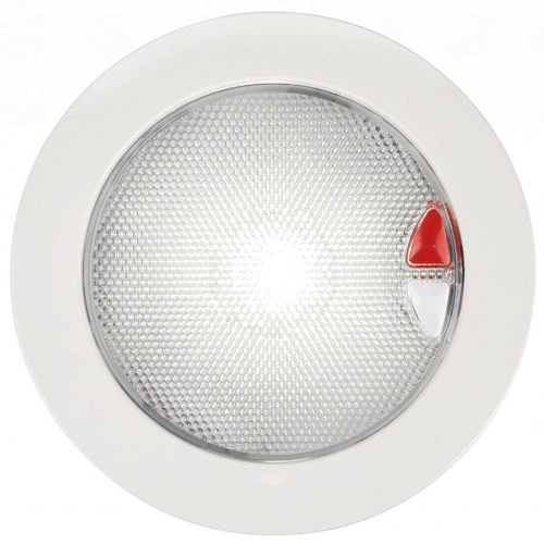 Euroled 150 Flush Touch Red/White White Bezel