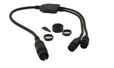 Adaptor Cable (25 pin to 9 pin and 7 pin Y-Cable) attach DownVision & embedded 600W Airmar transducers to AXIOM RV