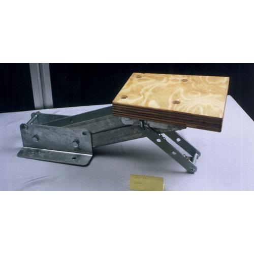 Adjustable Outboard Bracket - Galvanised - Max: 9HP (200 x 150mm)