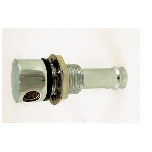 Fuel Tank Breather - Chrome - Plated Brass