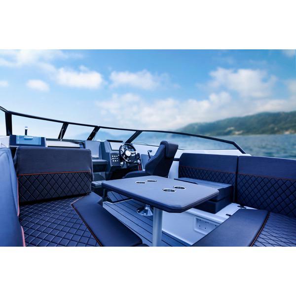 Pedestal and Base (From Deck Level) - Height: 760mm - Base Dia: 177mm / 7"