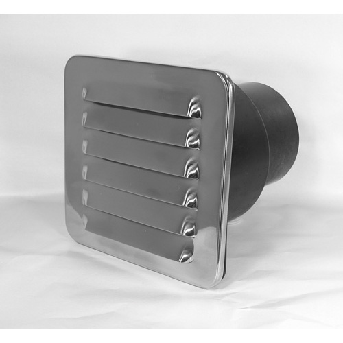Louvre Vent - Stainless Steel with Tail