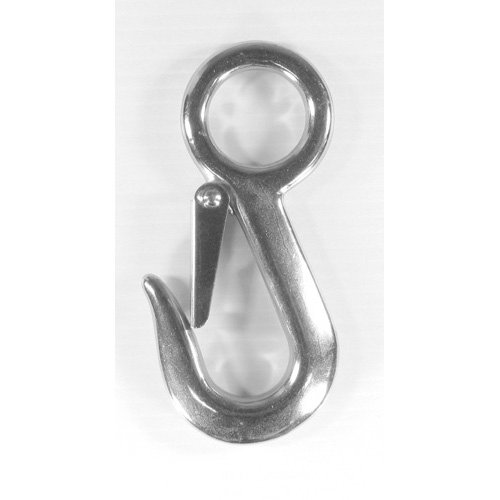 Eye Snap Hook - Stainless Steel - Max Opening: 23mm - Break Load: 1000kg