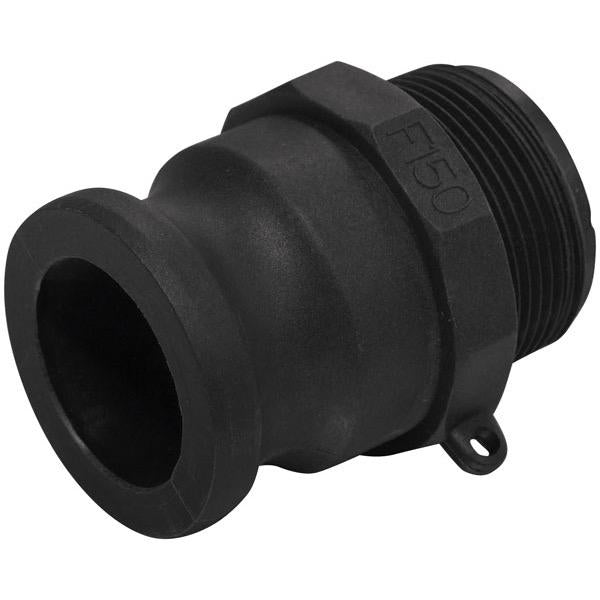 1-1/2" 40mm BSP Waste Camlock Connector Poly