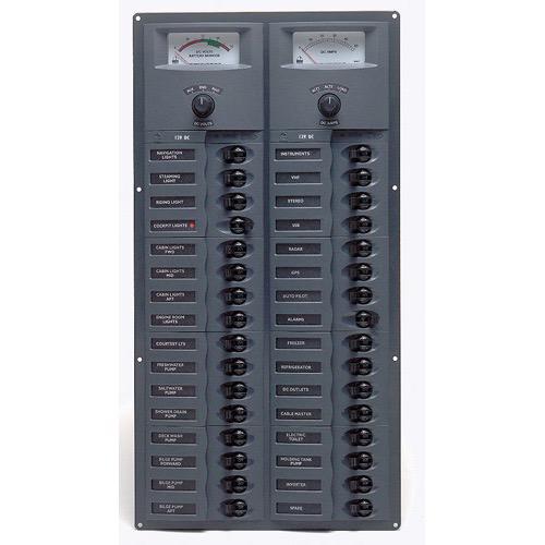 Contour Circuit Breaker Panel - with Analogue Meter - 32 Loads