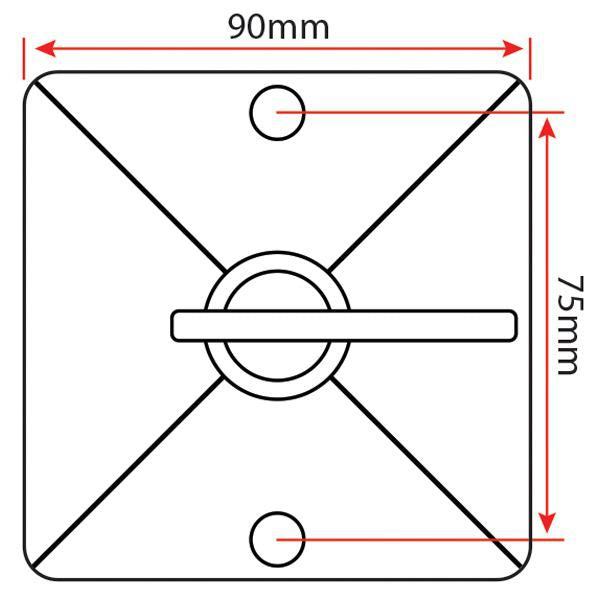 12/24V 4 Pole Dual Polarity Battery Switch - 240amp at 12V