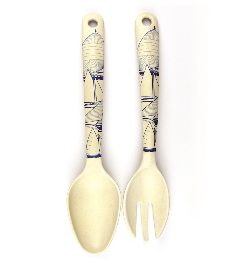 ‘Sail Away’ - Bamboo Salad Servers