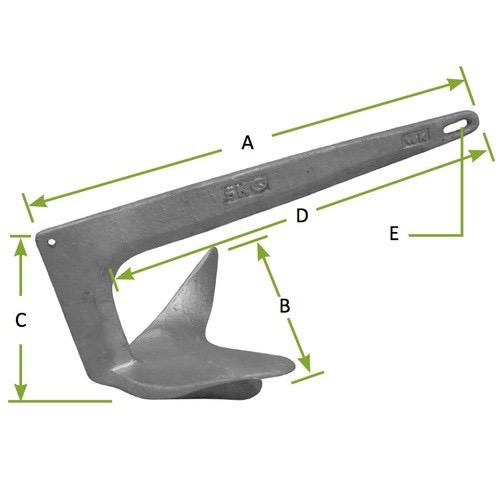 Galvanised Self Aligning Anchor