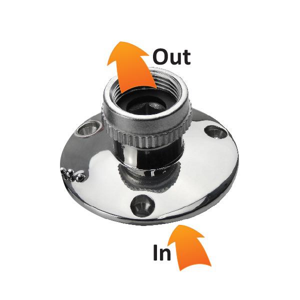 316G Stainless Steel Water Inlet 3/4 BSP