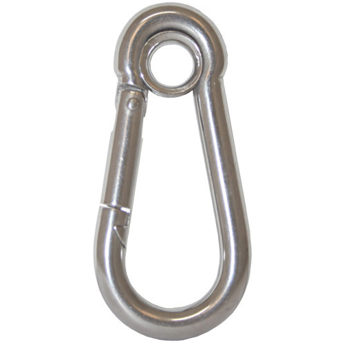 Snap Hook W/eye S/S 70mm