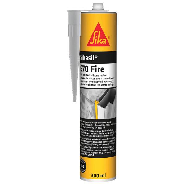 Sikasil 670 Fire Cartridge - Grey - 300ml