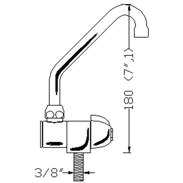 Single Folding Tap & Faucet