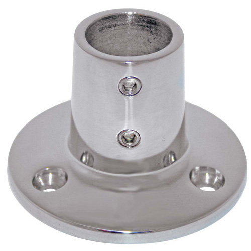Rail Fittings - 90 Degree Round Base - Cast 316 Grade Stainless Steel - 25mm