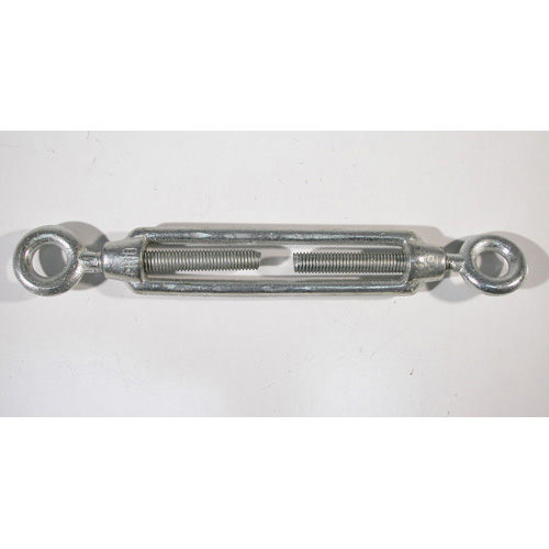 Open Body Turnbuckle - Galvanised Eye and Eye