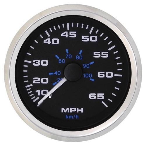 Premier Pro Domed Gauge - Speedometer - Stainless Steel