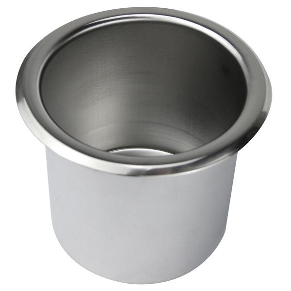 Stainless Steel Recessed Drink Holder