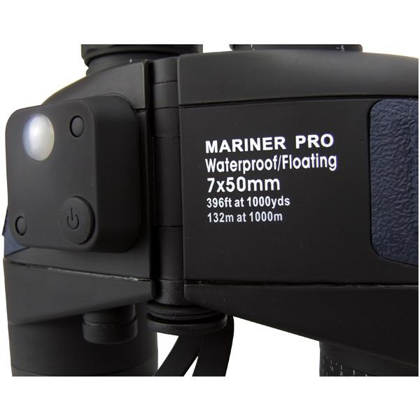 7 x 50 Mariner Pro Binocular with Compass - Black/Navy