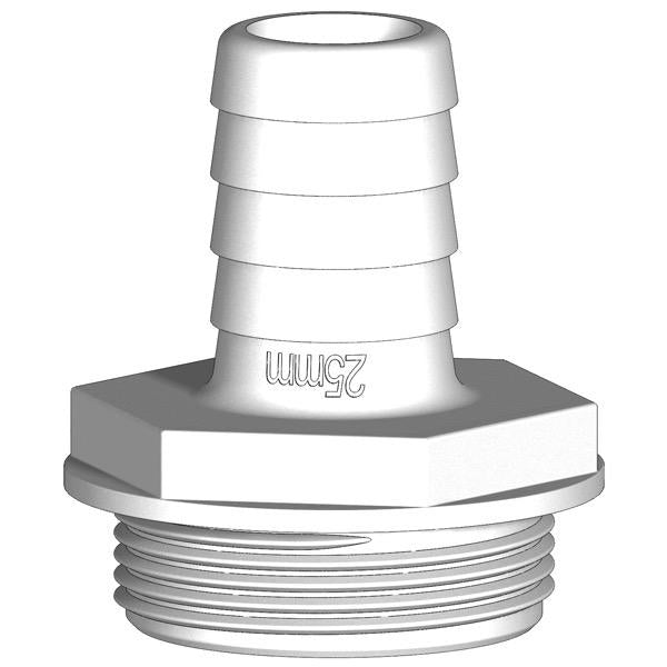 1-1/2" BSP (M) Aquavalve Hose Tail - Straight
