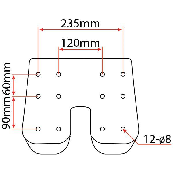 Pedestal Plinth Only - Suits 293884
